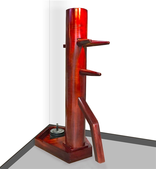 MasterPath - Free-Standing Wing Chun Wooden Dummy with Corner base (Made On Demand)