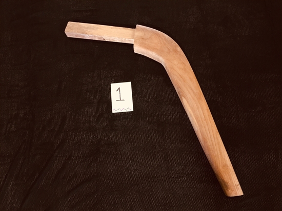 WOODEN DUMMY LEG: MasterPath - Solid TEAK Leg 01