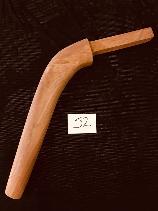 WOODEN DUMMY LEG: MasterPath - Solid TEAK Leg 52