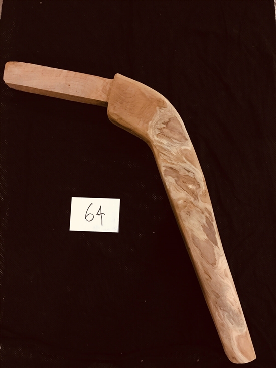 WOODEN DUMMY LEG: MasterPath - Solid TEAK Leg 64