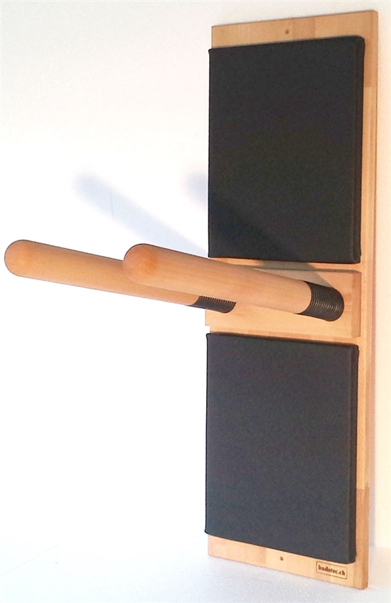 BudoTec - Chi Sao Device - Board with Double Strike Pads (Profi PREMIUM Line) - Natural Color