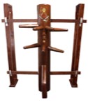 Wooden Dummy - The OCTOPUS (with Wall Stand) - Designed by Sifu Randy Williams