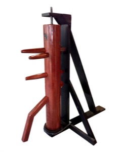 Wooden Dummy - with Free-Standing RECOIL Stand