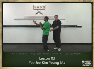 DOWNLOAD: Larry Saccoia - Applied Wing Chun - Lesson 003 - Yee Jee Kim Yeung Ma