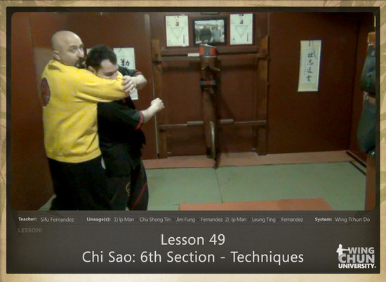 DOWNLOAD: Sifu Fernandez - WingTchunDo - Lesson 49 - Chi Sao - 6th Section - Techniques