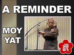 Moy Yat - Reminder