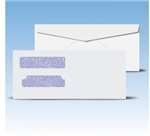 Check Envelopes 8-5/8" Double Window Envelope - Regular Gum Seal, # 12025