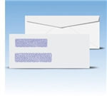 Check Envelopes 8-5/8" Double Window Envelope - Regular Gum Seal, # 12030
