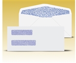 Check Envelopes 8-5/8" Double Window Envelope - Self Seal Gum, # 12035-SS