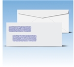Check Envelopes 8-5/8" Double Window Envelope - Regular Gum Seal, # 12040