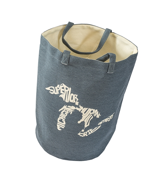 Blue Silhouette Great Lakes Tote Bag
