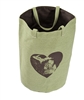 Green Brown Heart Great Lakes Tote Bag