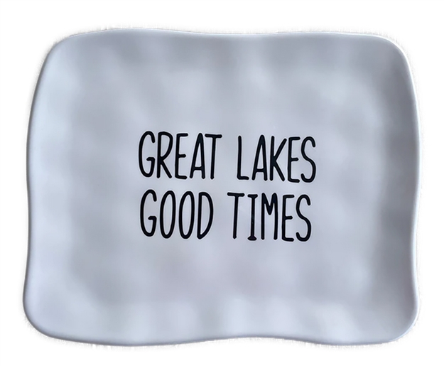 GREAT LAKES  GOOD TIMES  Melamine Tid Bit Tray