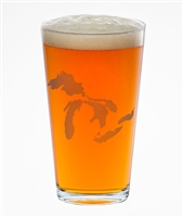 16 oz Great Lakes Beer Pint Glass