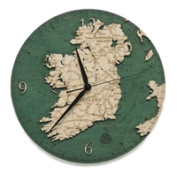 Ireland Real Wood Decorative Clock