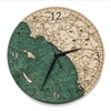 Los Angeles To San Diego Real Wood Decorative Clock