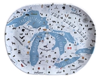 Great Lakes Melamine Serving Tray