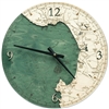 Monterey Bay Real Wood Decorative Clock