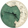Monterey Bay Real Wood Decorative Clock
