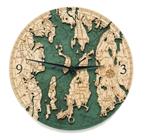 Narragansett Real Wood Decorative Clock