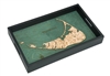 Nantucket Nautical Real Wood Map Decorative Serving Tray