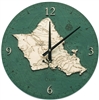 Oahu Real Wood Decorative Clock