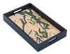 Puget Sound Nautical Real Wood Map Decorative Serving Tray