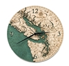 Salish Sea Real Wood Decorative Clock