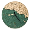 Santa Barbara Real Wood Decorative Clock