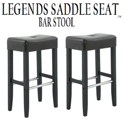 Legends Modern 30" Saddle Seat Bar Stools