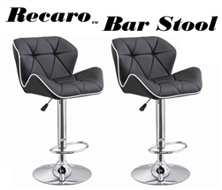 Recaro Modern Adjustable Bar Stool - Set of 2