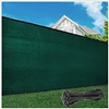 Fence Screen Privacy Screen 5' x 25' - Commercial Grade 170 GSM - Heavy Duty - Cable Zip Ties Included