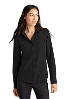 Women's Stretch Crepe Long Sleeve Button AncestryÂ® Blouse - 4 Colors