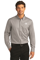 Men's Twill Long Sleeve AncestryÂ® Button Up Shirt - 4 Colors