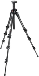 Manfrotto Bogen Carbon Fiber Tripod - Q9- 4 Section & Black 700RC2 Composite Head with Adjustable Quick Release Plate