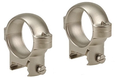 BURRIS (Weaver-Style) Silver Medium 1 inch Signature Zee Rings