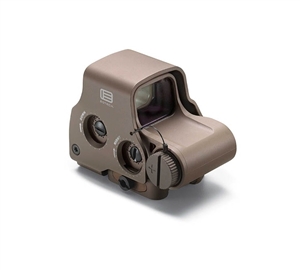 EOTECH 68 MOA Circle with two 1 MOA Dots (uses CR 123 battery with buttons moved from back to left side) Night Vision Compatible Super Short Model (TAN)