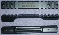 KEN FARRELL Belgium Mauser in Steel Black Matte - 20 MOA base