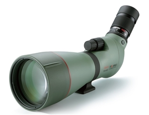 KOWA TSN 88mm Angled Spotting Scope (Green Rubber Armor) (Prominar Pure Flourite Lens) with Kowa 25-60X Eyepiece Works Package