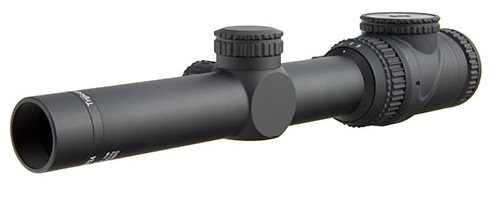 Trijicon AccuPoint 1-6x24 Riflescope w/ BAC, Amber Triangle Post Reticle, 30mm Tube