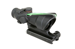 TRIJICON ACOG 4x32mm Dual Illuminated Green Chevron .223 Ballistic Reticle with TA51 Flat Top Adapter