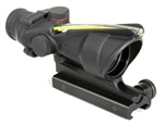 TRIJICON ACOG 4x32mm Dual Illuminated Amber Horseshoe Dot .223 Ballistic Reticle with TA51 Flat Top Adapter