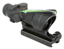 TRIJICON ACOG 4x32mm Dual Illuminated Green Horseshoe Dot .223 Ballistic Reticle with TA51 Flat Top Adapter
