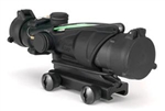 TRIJICON ACOG 4x32mm Dual Illuminated Green Chevron .223 Ballistic Army Rifle Combat Optic for the M150 with TA51 Mount