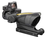 TRIJICON ACOG 4x32mm Dual Illuminated Amber Crosshair .223 Ballistic Reticle with 4.0 MOA RMR Sight