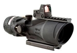 TRIJICON ACOG 6x48mm MGO Dual Illuminated Red Chevron .50 BMG Ballistic Reticle 8.0 MOA RMR Sight and TA75 Adapter