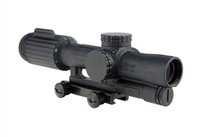 Trijicon VCOGÂ® 1-6x24 Riflescope Red Horseshoe Dot/Crosshair .223/55 Grain Ballistic Reticle with Thumb Screw Mount