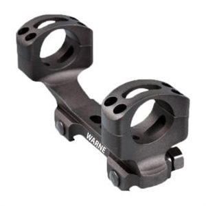 Warne Mount Gen2 AR 30mm (O MOA) Ext Skeletonized Black Picatinny Mount