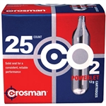 Crosman 12 gram CO2 Powerlet Cartridges  25Pk