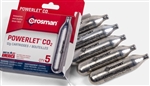 Crosman Co2 Powerlet Cartridges 12 gram  5Pk